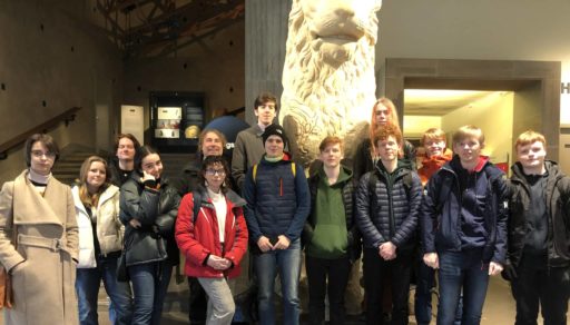 Historieföreningen besökte Historiska museet en söndag i mars.